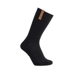 iZ Sock sportsstrømper bomuld i sort.