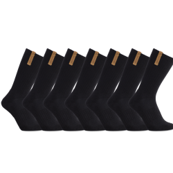 iZ Sock 7pak sportsstrømper med bomuld i sort