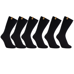 Iz sock Copenhagen 6pak luxury bambusstrømper i sort