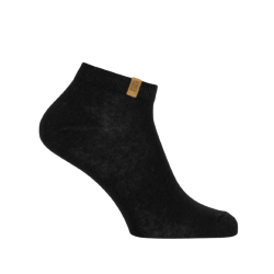 Iz sock Copenhagen luxury klassiske bambus ankelstrømper i sort