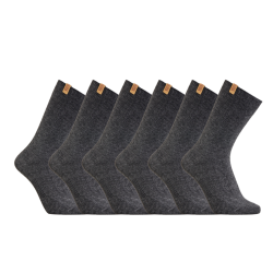 Iz sock Copenhagen 6pak luxury bambusstrømper i mørkegrå