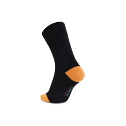 iZ Sock bambusstrømper i orange hæl og tå.